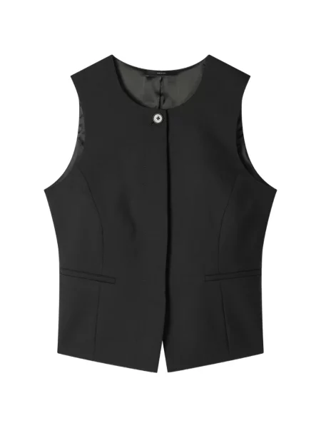 Vestă Paul Smith asimetrică negru