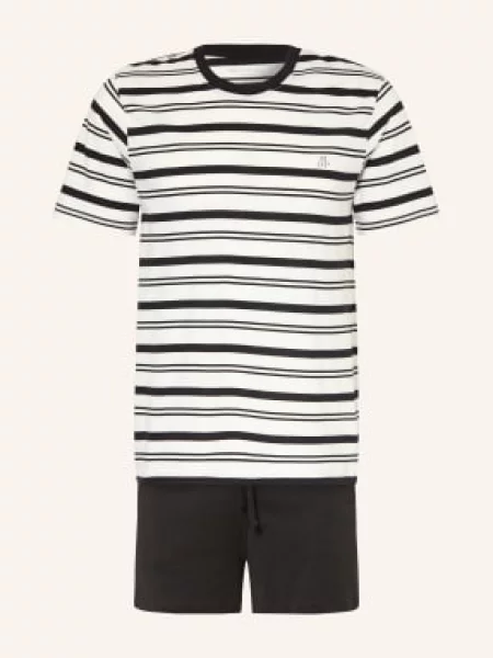 Marc O'polo Krátké Pyžamo černá bílá