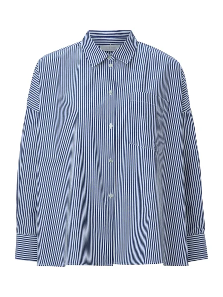 Rich & Royal Bluză albastru închis alb