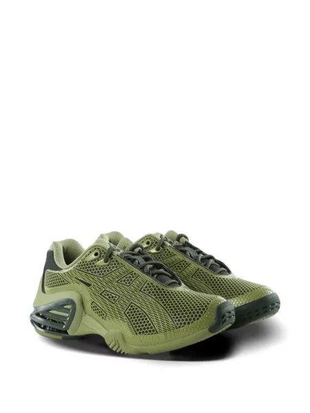 Sneakerși Asics plasă verde