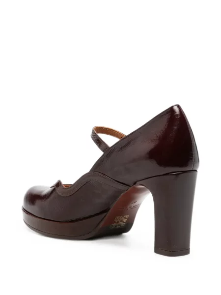 Pantofi cu toc Chie Mihara din piele maro