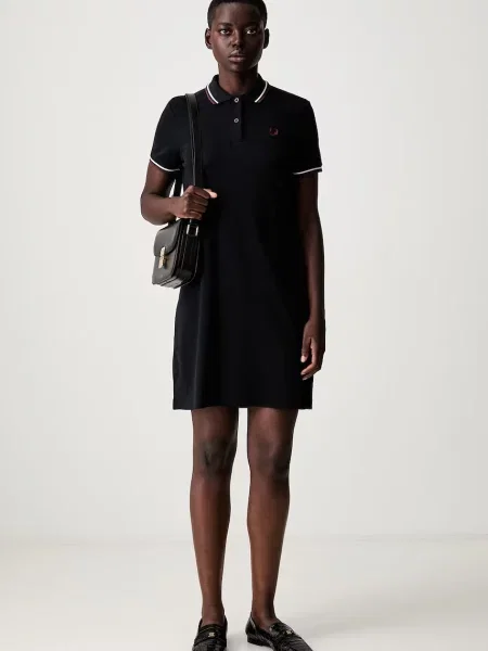 Fred Perry rochie simplă din cu