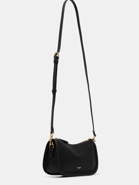 Шкіряна сумочка Coach Waverly зелений