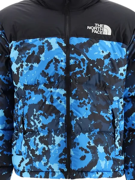 Geacă The North Face retro albastru