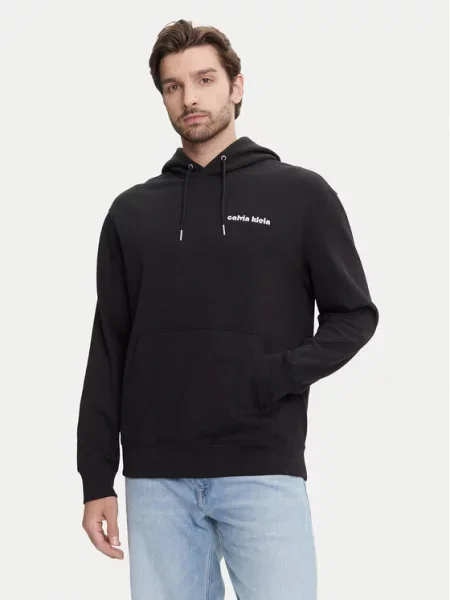 Geacă de blugi Calvin Klein Jeans negru