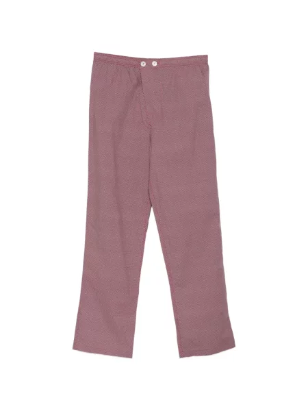 Pantaloni Zegna cu imagine roșu