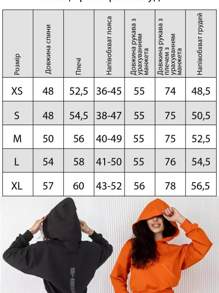 Женский спортивный костюм с капюшоном сірий