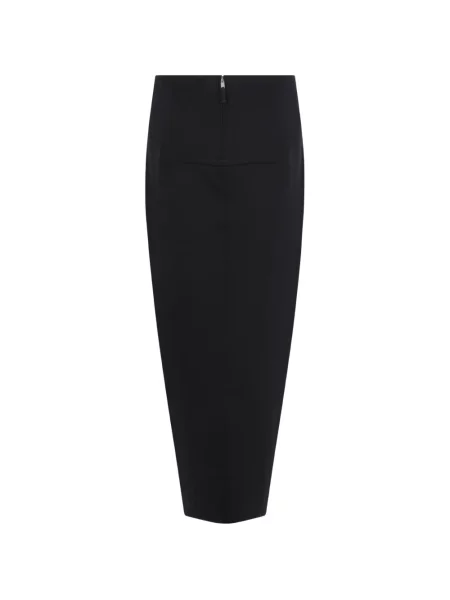 Fustă midi Rick Owens negru