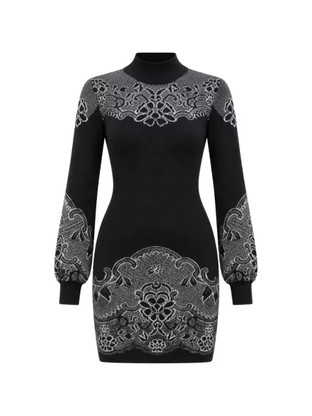 Rochie mini Twinset tricotate negru