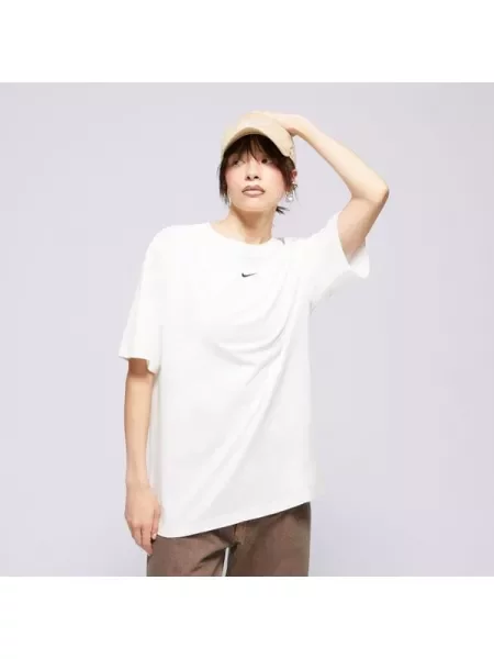 Nike Sportswear Laisvi marškinėliai juoda balta