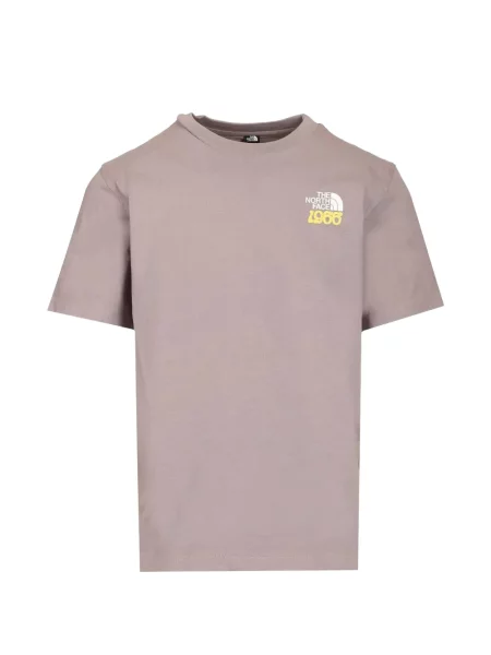 Tricou The North Face cu imagine gri