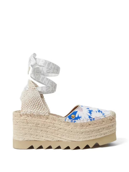 Espadrile Stella Mccartney cu platformă cu imagine albastru