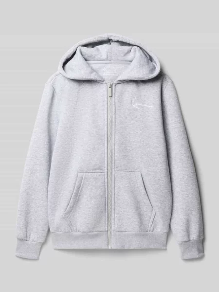 Bluza rozpinana o kroju regular fit z mieszanki bawełny z zamkiem błyskawicznym Karl Kani