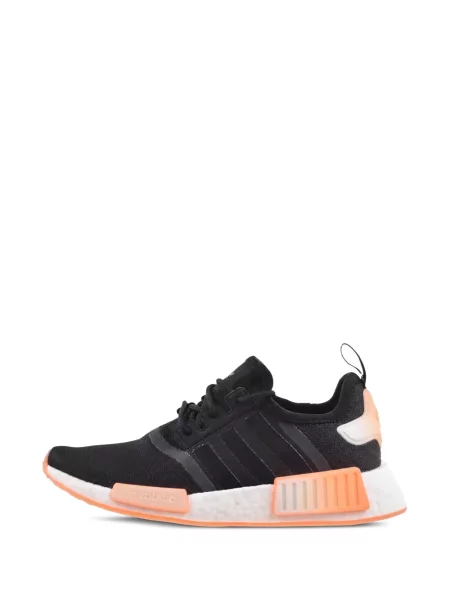 Fűzős csipkés terepmintás sneaker Adidas Cloudfoam fekete