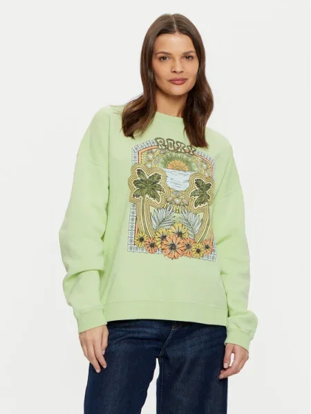 Roxy Bluză Lineup verde