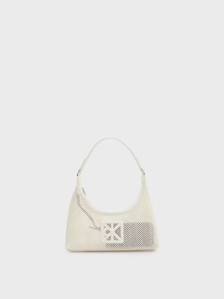 Сумка Calvin Klein з сіткою біла