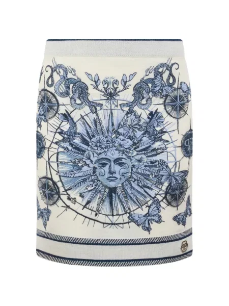 Fustă Philipp Plein tricotate cu imagine