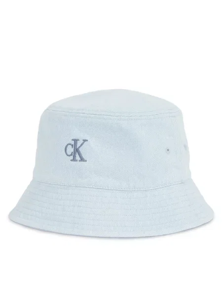 Calvin Klein Jeans Embro Monogram Denim Cap Blue Universal modra
