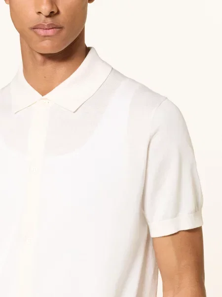 Strellson Pletená Košile Robas Regular Fit bílá