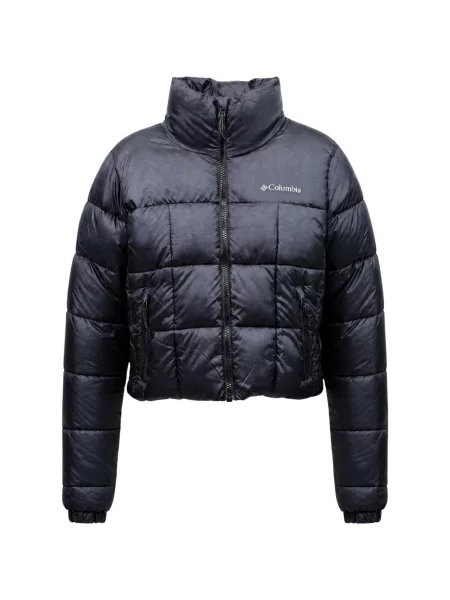 Dámska zateplená bunda Columbia Puffect III Cropped black čierna