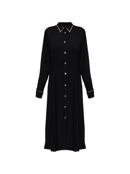 Rochie maxi Ps Paul Smith până la genunchi de costum negru