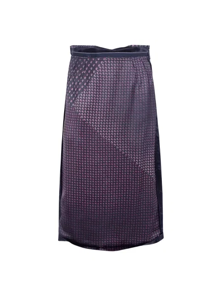 Spódnica midi Maison Margiela z nadrukiem z wzorem paisley