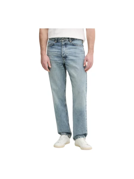 Jeansy straight leg Benetton niebieskie