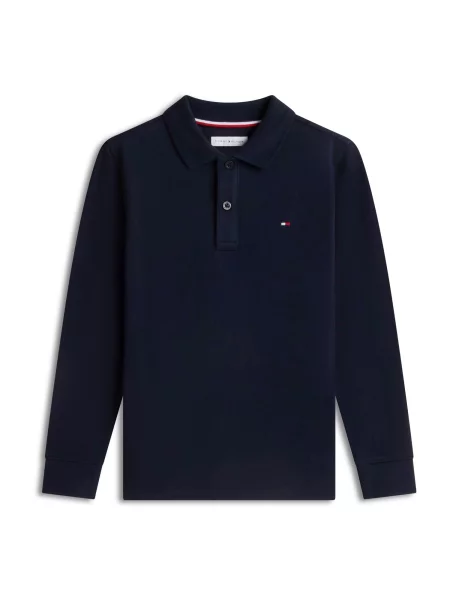 TOMMY HILFIGER Tricou Essential Regular Fit Long Sleeve noapte albastru