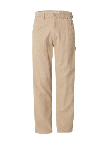 JACK & JONES Kalhoty JPSTEDDIE JJCARPENTER tmavě béžová