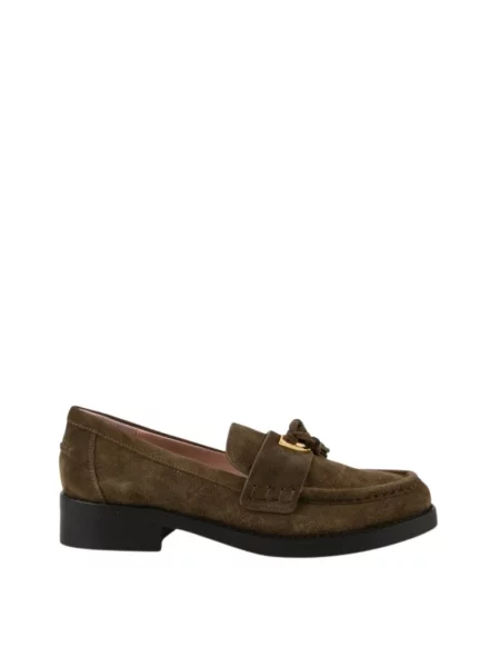 Coccinelle Loafersy Beat Vintag.Su E4 16 04 01 Khaki brązowe