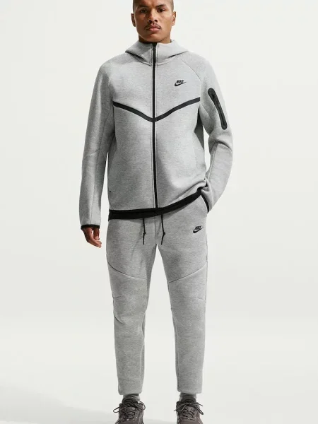 Nike Sportswear spodnie joggery z bawełną Tech szare