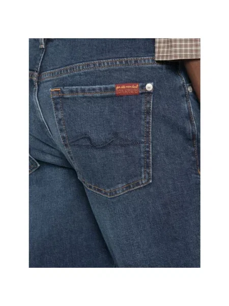 Jeansy 7 For All Mankind niebieskie