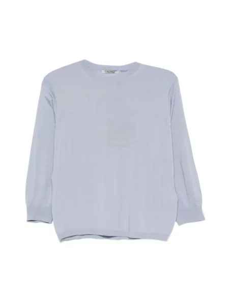 Sweter Max Mara wełniany niebieski