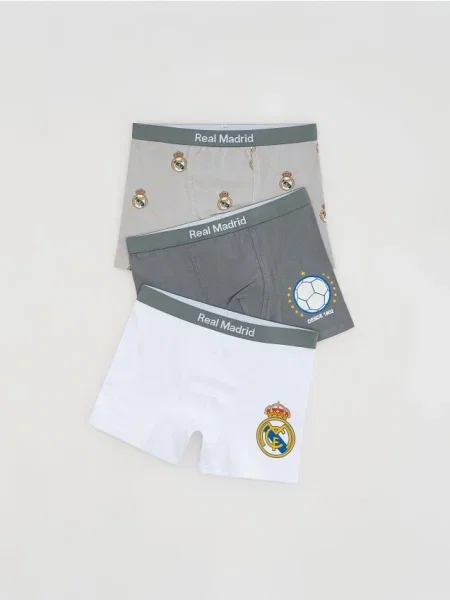 Reserved Boxeri Real Madrid 3 pack gri-închis gri