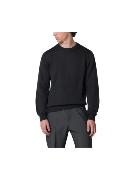 Sweter Roberto Collina szary