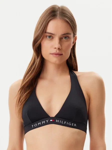 Tommy Hilfiger Горнище на бански черен