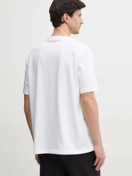 Tričko Calvin Klein Jeans s potiskem bílá
