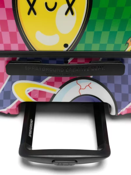Valiză Sprayground cu imagine roz