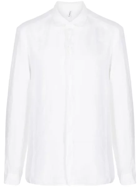 Ленена дълго риза Transit бяло