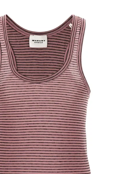 Top Marant Etoile cu dungi roz
