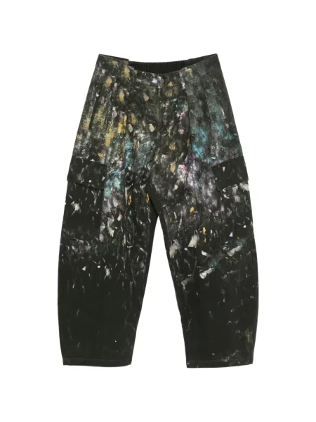 Pantaloni Croquis cu imagine negru