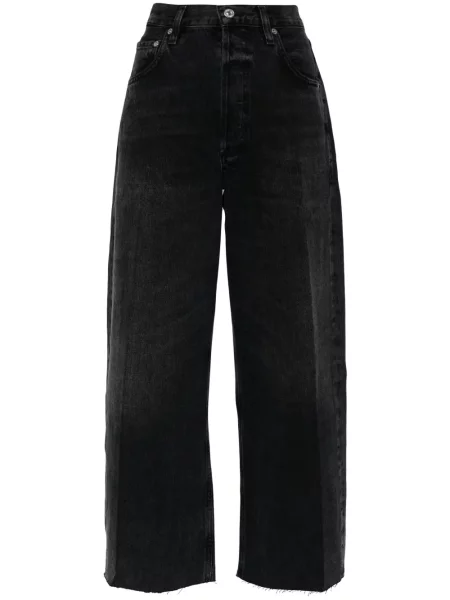 Jeansy Citizens Of Humanity o krotszym kroju czarne