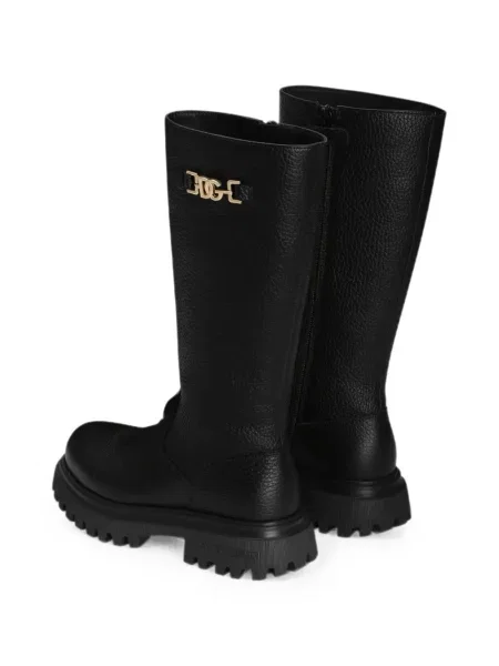 Botki dziecięce Dolce And Gabbana czarne