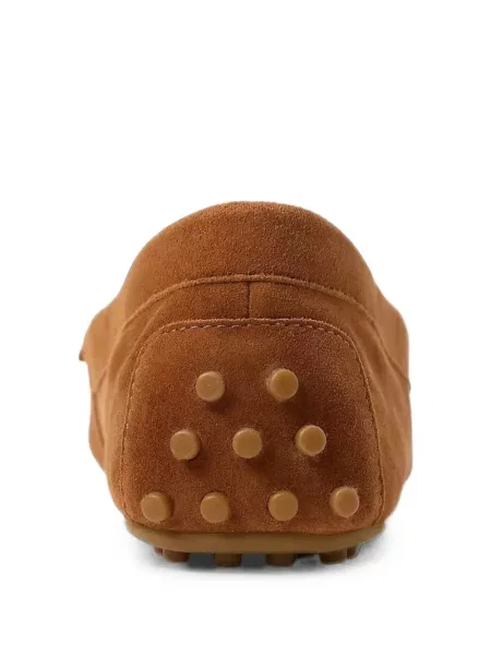 Loaferice Lauren Ralph Lauren s autogramom smeđa