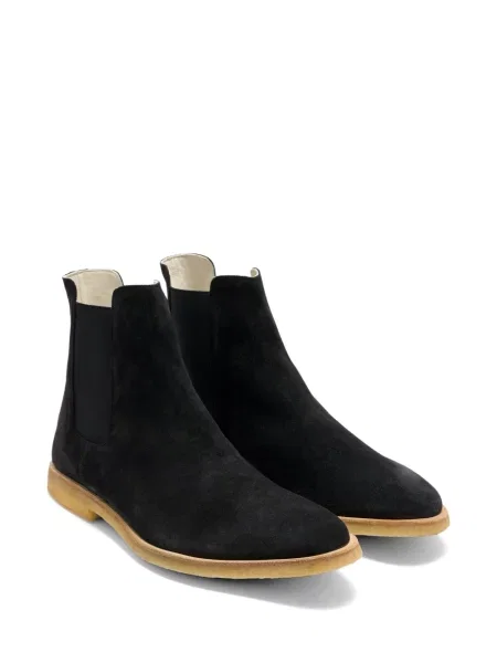 Botine chelsea Common Projects din piele de căprioară negru