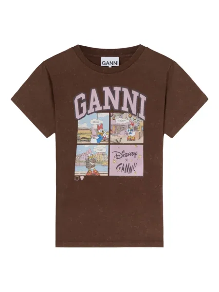 Tricou Ganni maro