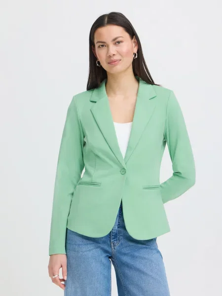 ICHI Sacou Kate deschis verde