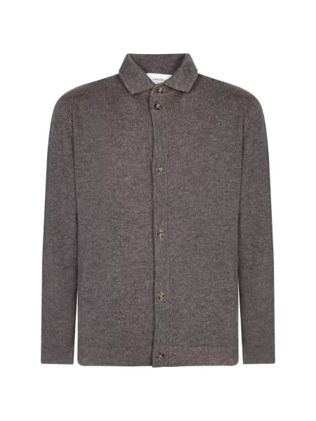 Gulerat cardigan Lardini gri