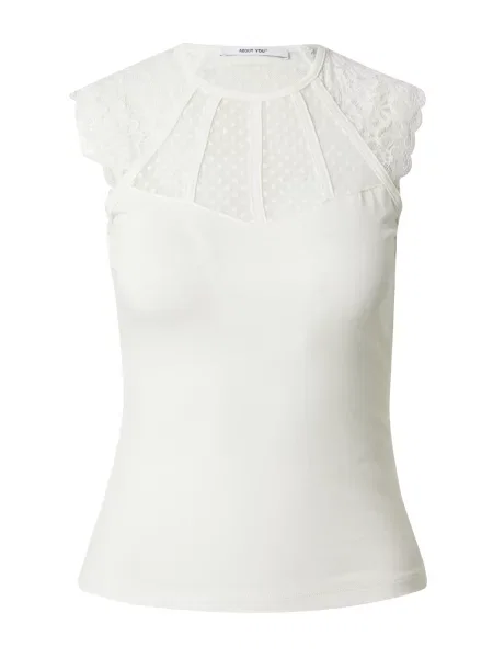 ABOUT YOU Tricou Esma' alb