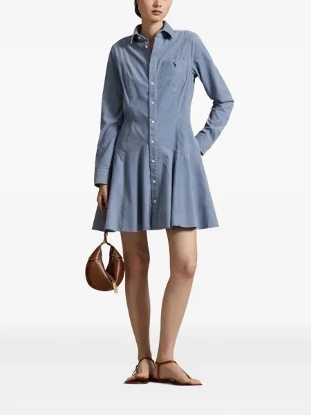 Căciulă Polo Ralph Lauren cu broderie tricotate de costum albastru